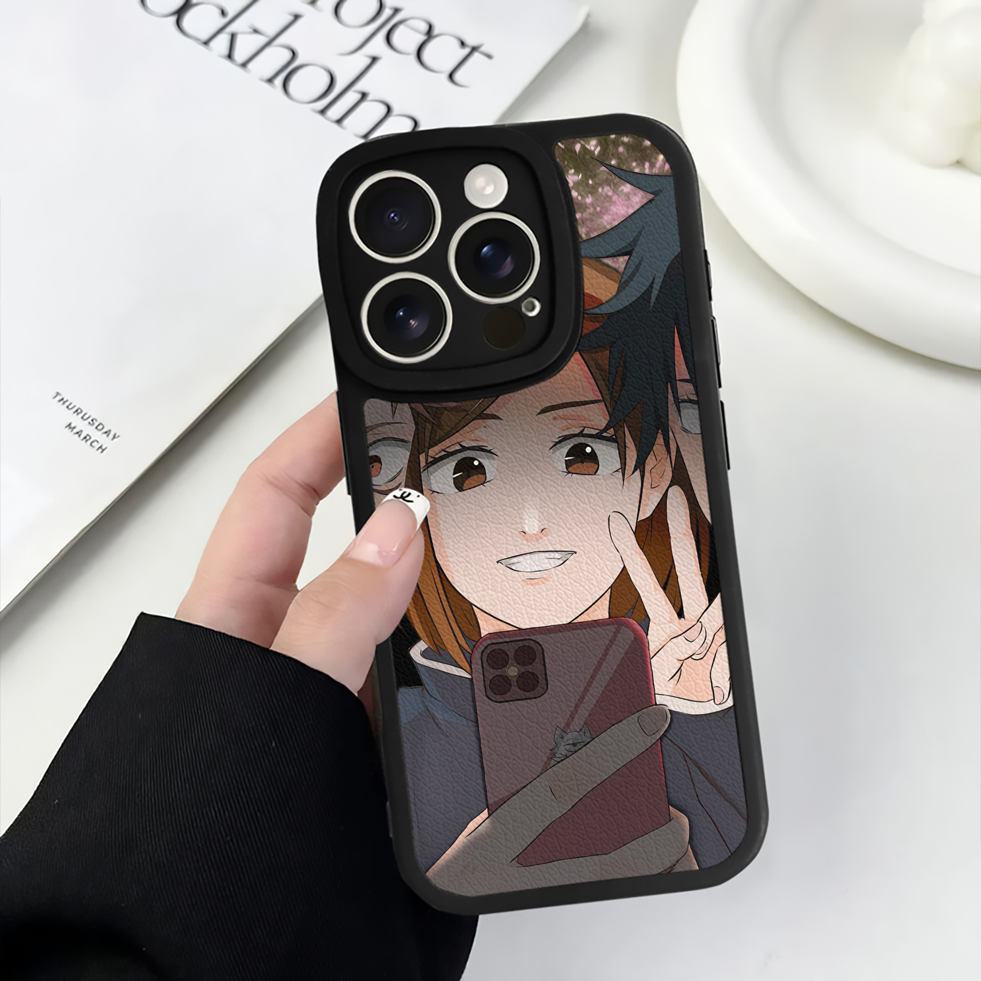 （画像用） SPY×FAMILY间谍家家酒 【iPhone 16シリーズ対応】シリコンスマホケース（レザー調） 材質：シリコン